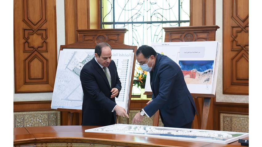الرئيس عبد الفتاح السيسي يجتمع مع رئيس مجلس الوزراء8/11/2021