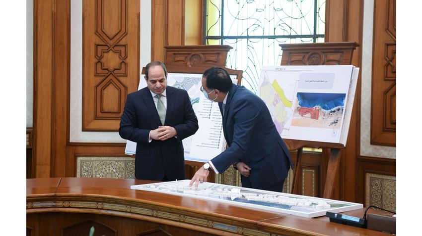 الرئيس عبد الفتاح السيسي يجتمع مع رئيس مجلس الوزراء8/11/2021