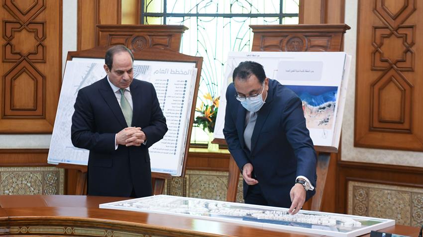 الرئيس عبد الفتاح السيسي يجتمع مع رئيس مجلس الوزراء8/11/2021