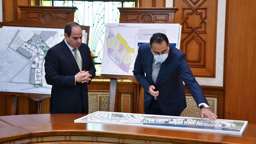 الرئيس عبد الفتاح السيسي يجتمع مع رئيس مجلس الوزراء8/11/2021