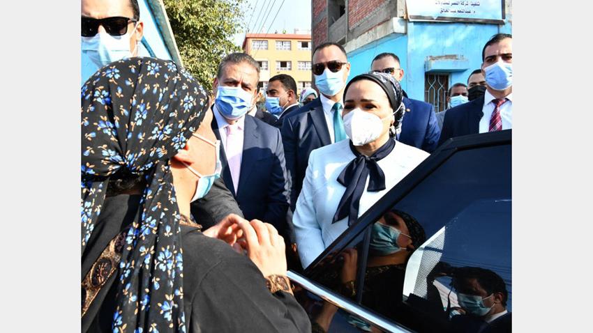 السيدة الأولى تعرب عن سعادتها بزيارة أهل قرية شما مركز أشمون بمحافظة المنوفية 10-11-2021