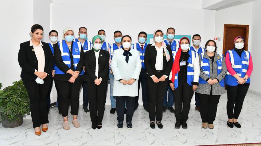 السيدة الأولى تعرب عن سعادتها بزيارة أهل قرية شما مركز أشمون بمحافظة المنوفية 10-11-2021