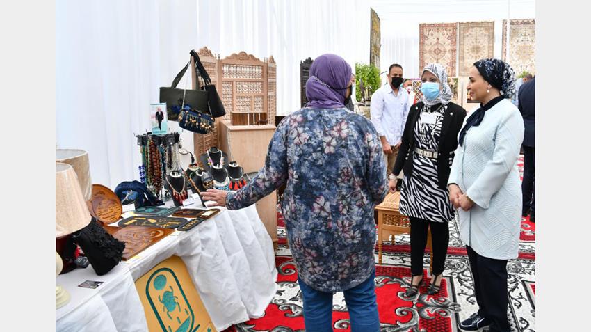 السيدة الأولى تعرب عن سعادتها بزيارة أهل قرية شما مركز أشمون بمحافظة المنوفية 10-11-2021