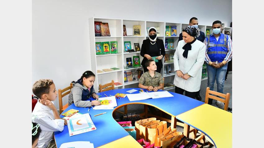 السيدة الأولى تعرب عن سعادتها بزيارة أهل قرية شما مركز أشمون بمحافظة المنوفية 10-11-2021