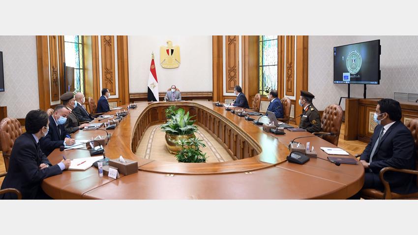 الرئيس عبد الفتاح السيسي يتابع الموقف التنفيذي لمشروع المتحف المصري الكبير