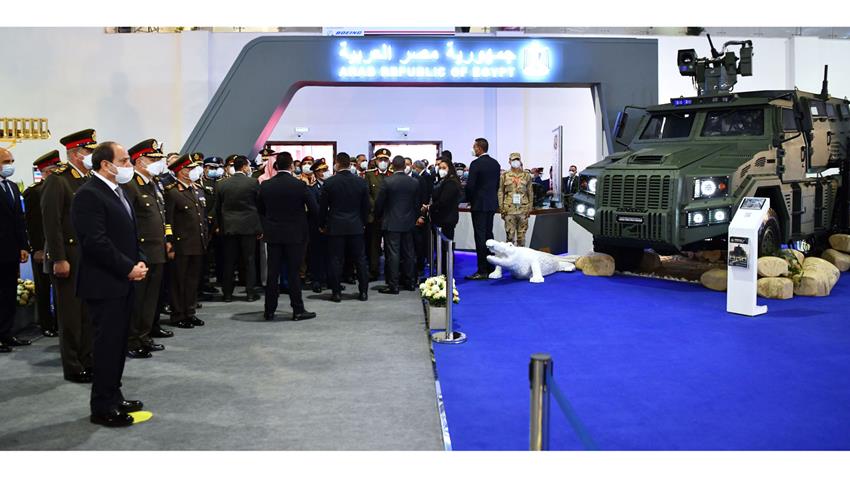 الرئيس عبد الفتاح السيسي يفتتح معرض مصر الدولي للصناعات العسكرية والدفاعية إيديكس 2021