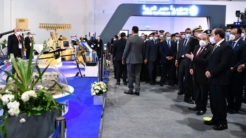 الرئيس عبد الفتاح السيسي يفتتح معرض مصر الدولي للصناعات العسكرية والدفاعية إيديكس 2021