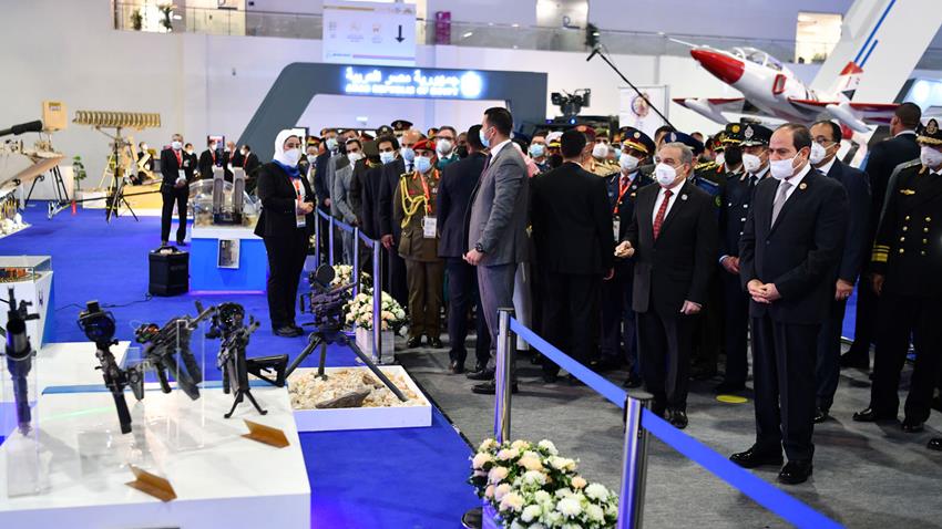 الرئيس عبد الفتاح السيسي يفتتح معرض مصر الدولي للصناعات العسكرية والدفاعية إيديكس 2021 29-11-2021