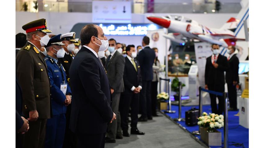الرئيس عبد الفتاح السيسي يفتتح معرض مصر الدولي للصناعات العسكرية والدفاعية إيديكس 2021 29-11-2021