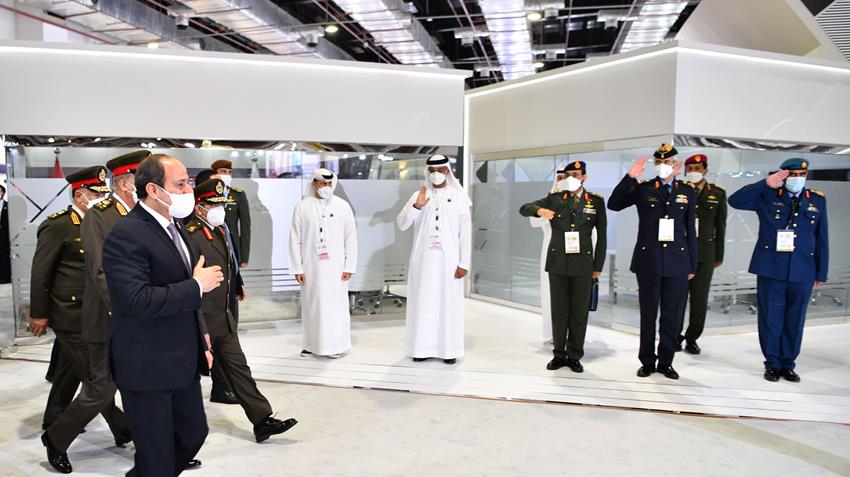 الرئيس عبد الفتاح السيسي يفتتح معرض مصر الدولي للصناعات العسكرية والدفاعية إيديكس 2021 29-11-2021