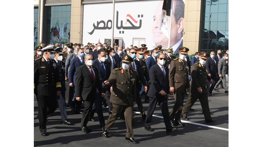 الرئيس عبد الفتاح السيسي يفتتح معرض مصر الدولي للصناعات العسكرية والدفاعية إيديكس 2021 29-11-2021