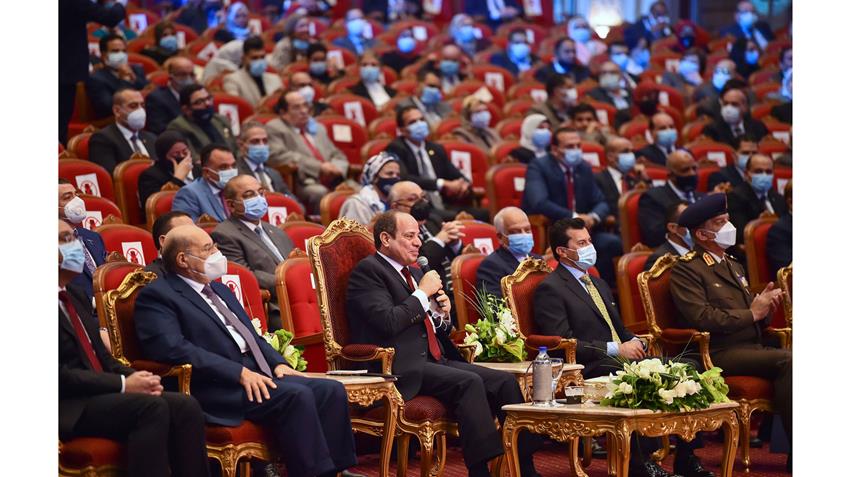 الرئيس عبد الفتاح السيسي يشهد احتفالية قادرون باختلاف