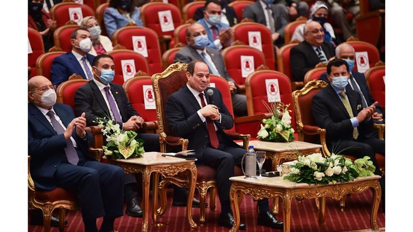 الرئيس عبد الفتاح السيسي يشهد احتفالية قادرون باختلاف