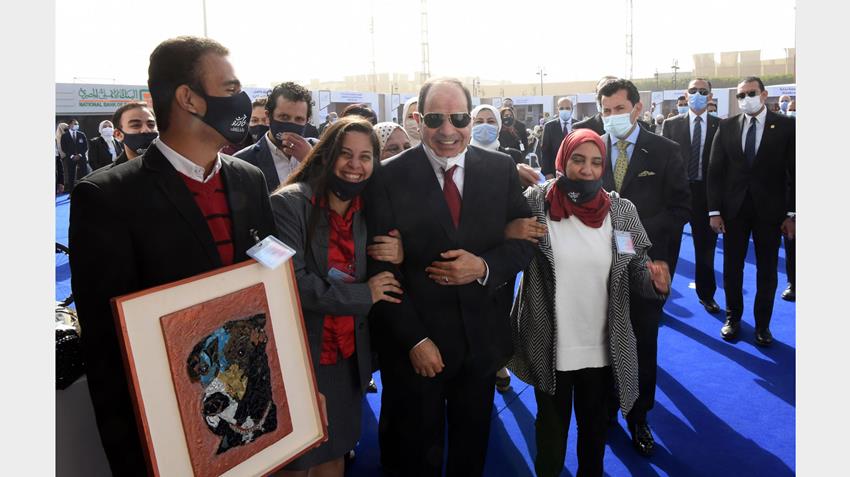 الرئيس عبد الفتاح السيسي يؤكد على حرص الدولة على صقل مهارات ورعاية وتمكين ودمج أبنائه من ذوي الهمم