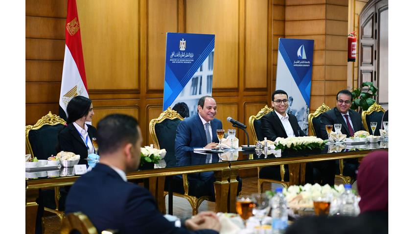 الرئيس عبد الفتاح السيسي يزور جامعة كفر الشيخ