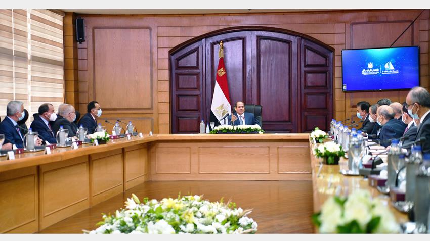 الرئيس عبد الفتاح السيسي يجتمع بالمجلس الأعلى للجامعات بمقر جامعة كفر الشيخ 14/12/2021