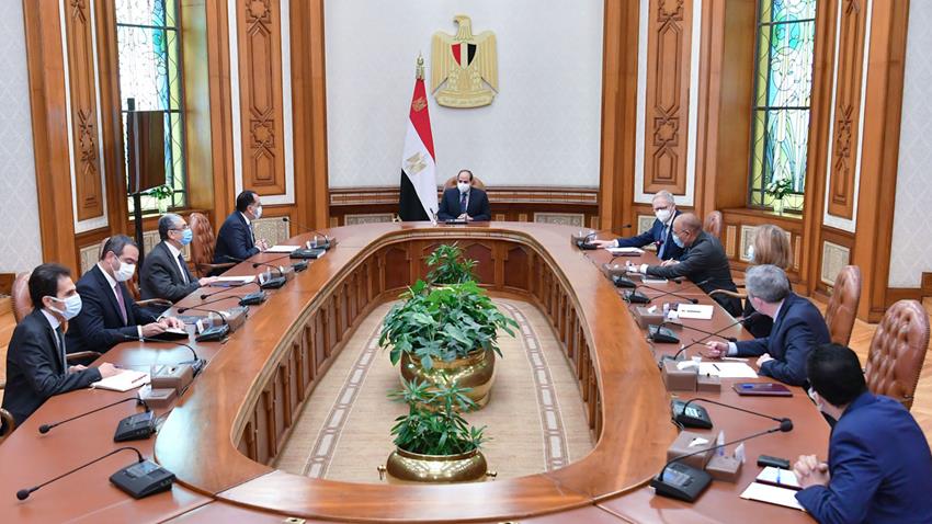 الرئيس عبد الفتاح السيسي يستقبل الرئيس التنفيذي لشركة سكاتك لتوليد الطاقة الجديدة والمتجددة 15/12/2021