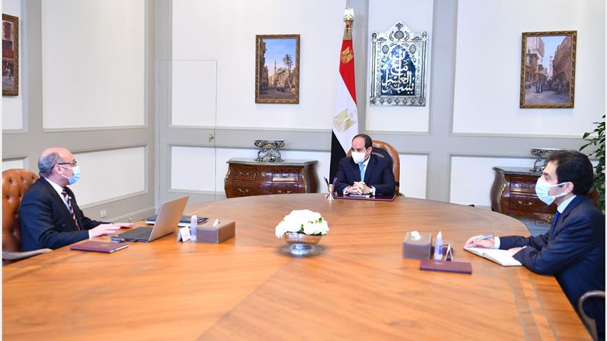 الرئيس عبد الفتاح السيسي يتابع جهود تطوير منظومة التقاضي على مستوى الجمهورية 16/12/2021