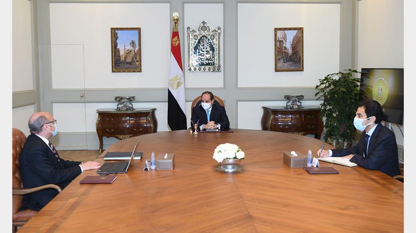 الرئيس عبد الفتاح السيسي يتابع جهود تطوير منظومة التقاضي على مستوى الجمهورية 16/12/2021