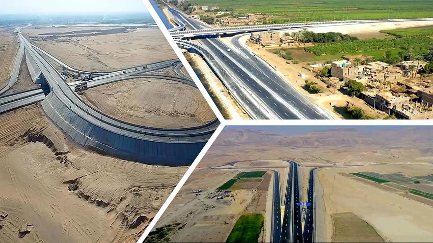 افتتاح محور قوص على النيل بمحافظة قنا