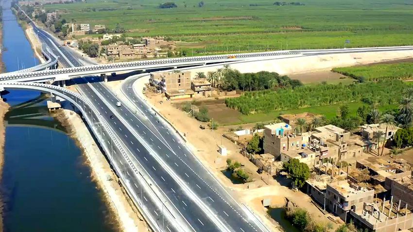 افتتاح محور قوص على النيل بمحافظة قنا