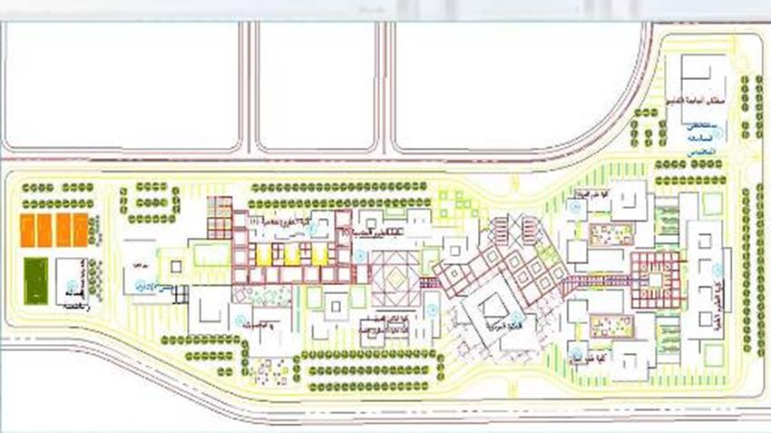 مخطط جامعة المنصورة