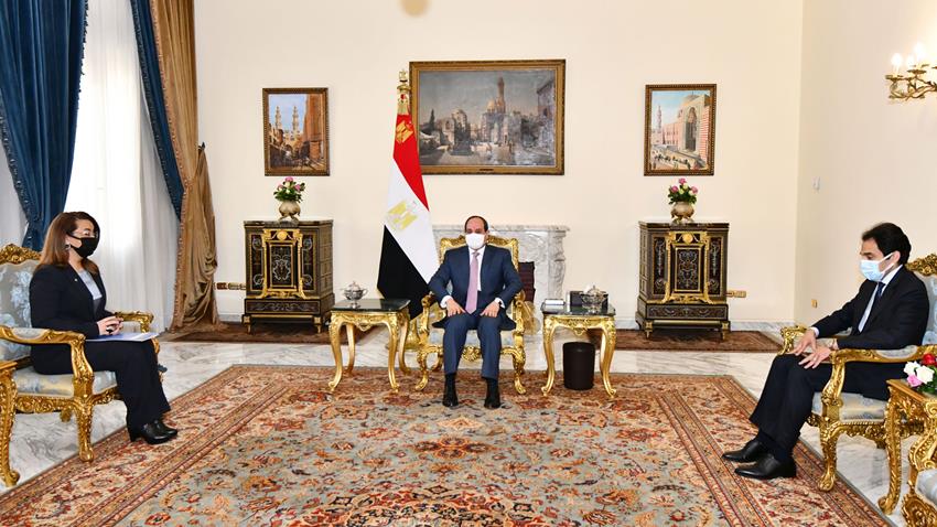الرئيس عبد الفتاح السيسي يستقبل وكيل السكرتير العام للأمم المتحدة 2-1-2021
