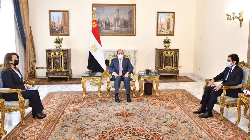 الرئيس عبد الفتاح السيسي يستقبل وكيل السكرتير العام للأمم المتحدة 2-1-2021