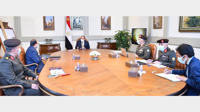 الرئيس عبد الفتاح السيسي يتابع جهود الحفاظ على البيئة في إطار إدارة وإعادة تدوير المخلفات الصناعية 4-1-2022
