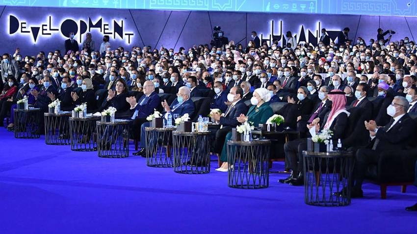 الرئيس عبد الفتاح السيسي يشهد افتتاح فعاليات النسخة الرابعة من منتدى شباب العالم 10/1/2022