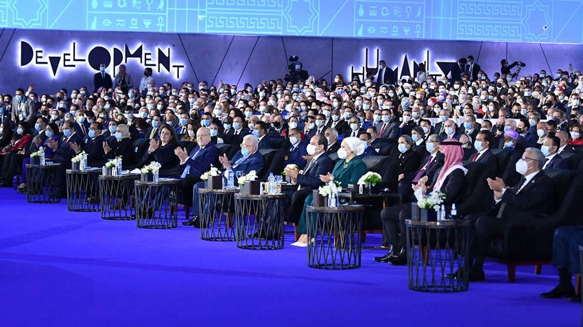 الرئيس عبد الفتاح السيسي يشهد افتتاح فعاليات النسخة الرابعة من منتدى شباب العالم 10/1/2022