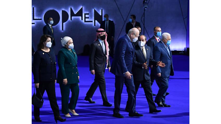 الرئيس عبد الفتاح السيسي يشهد افتتاح فعاليات النسخة الرابعة من منتدى شباب العالم 10/1/2022