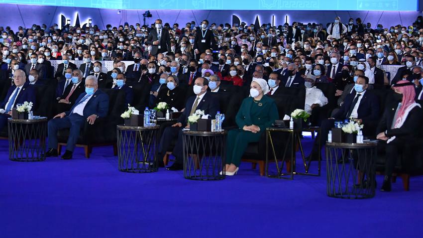 الرئيس عبد الفتاح السيسي يشهد افتتاح فعاليات النسخة الرابعة من منتدى شباب العالم 10/1/2022