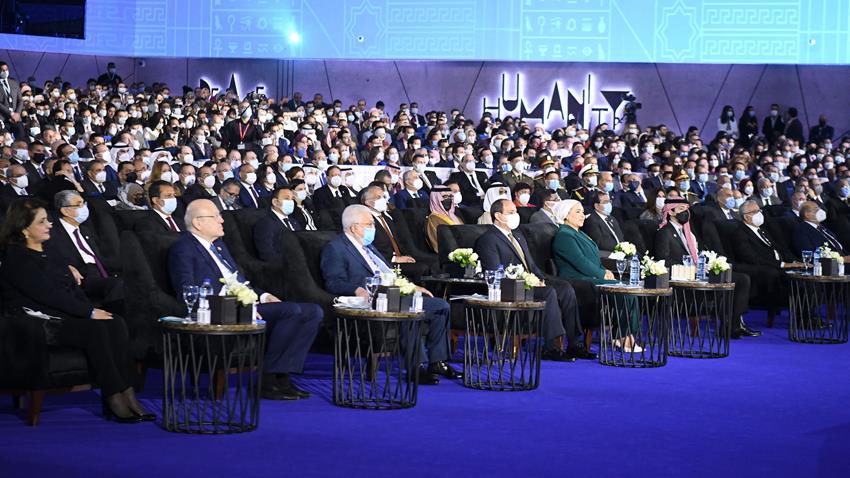 الرئيس عبد الفتاح السيسي يشهد افتتاح فعاليات النسخة الرابعة من منتدى شباب العالم 10/1/2022