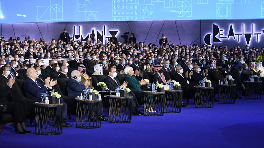 الرئيس عبد الفتاح السيسي يشهد افتتاح فعاليات النسخة الرابعة من منتدى شباب العالم 10/1/2022