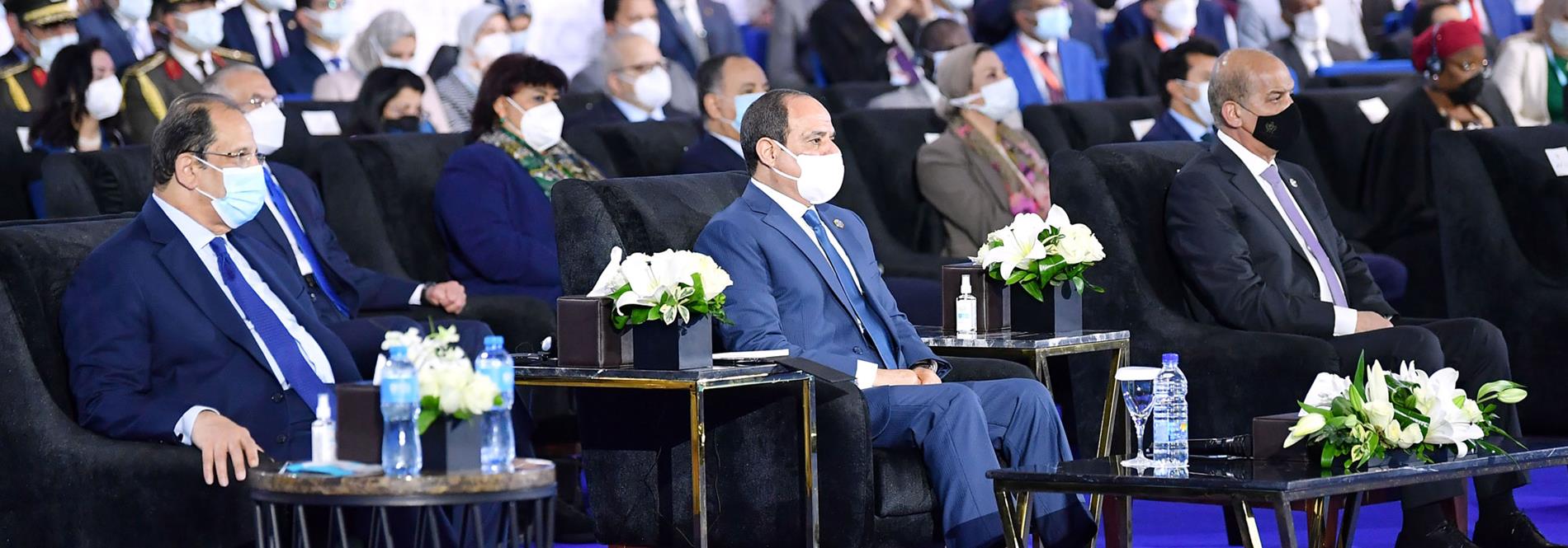 الرئيس عبد الفتاح السيسي يشهد فعاليات الجلسة الأولى لليوم الثاني لمنتدى شباب العالم 11-1-2022