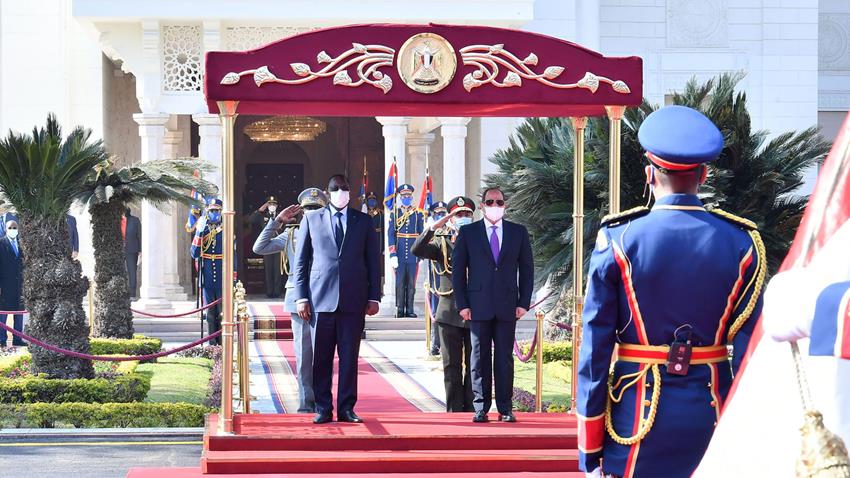 الرئيس عبد الفتاح السيسي يستقبل رئيس جمهورية السنغال 29/1/2022