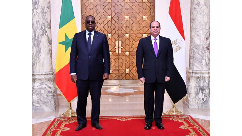 الرئيس عبد الفتاح السيسي يستقبل رئيس جمهورية السنغال 29/1/2022