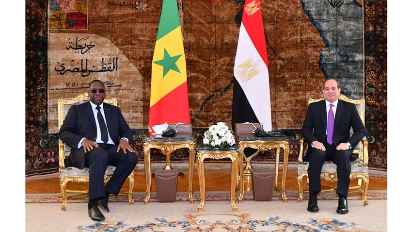 الرئيس عبد الفتاح السيسي يستقبل رئيس جمهورية السنغال 29/1/2022
