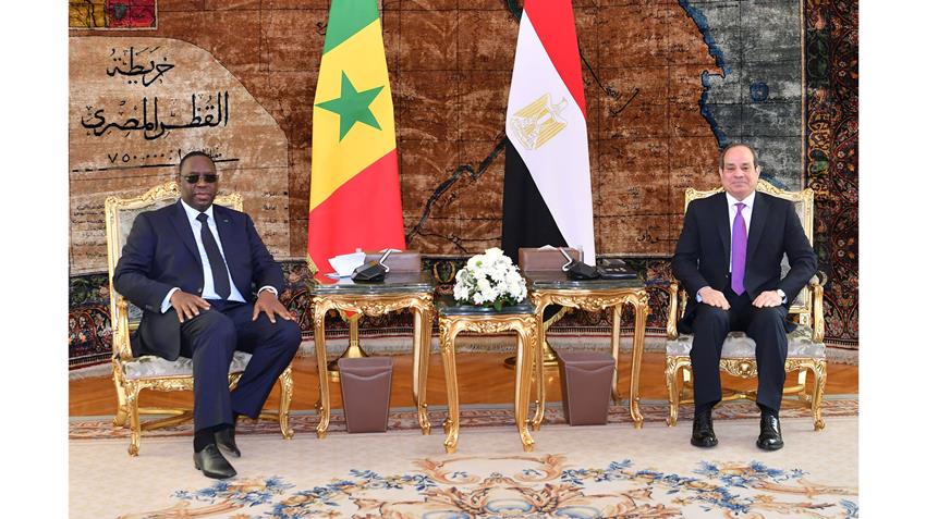 الرئيس عبد الفتاح السيسي يستقبل رئيس جمهورية السنغال 29/1/2022