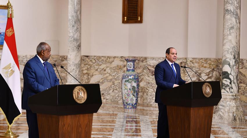 كلمة الرئيس عبد الفتاح السيسي خلال المؤتمر الصحفي المشترك مع رئيس جمهورية جيبوتي الشقيقة 7/2/2022