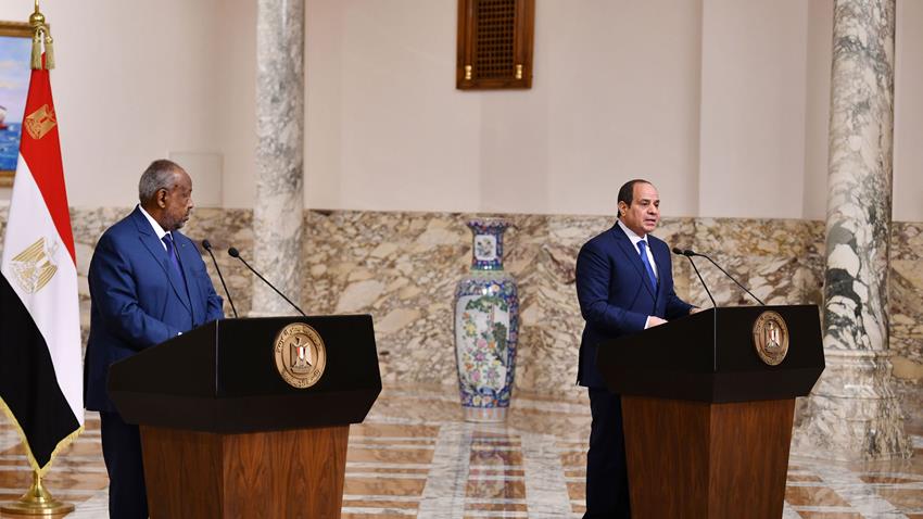 Allocution du Président Al-Sissi à la conférence de presse conjointe avec le Président de Djibouti