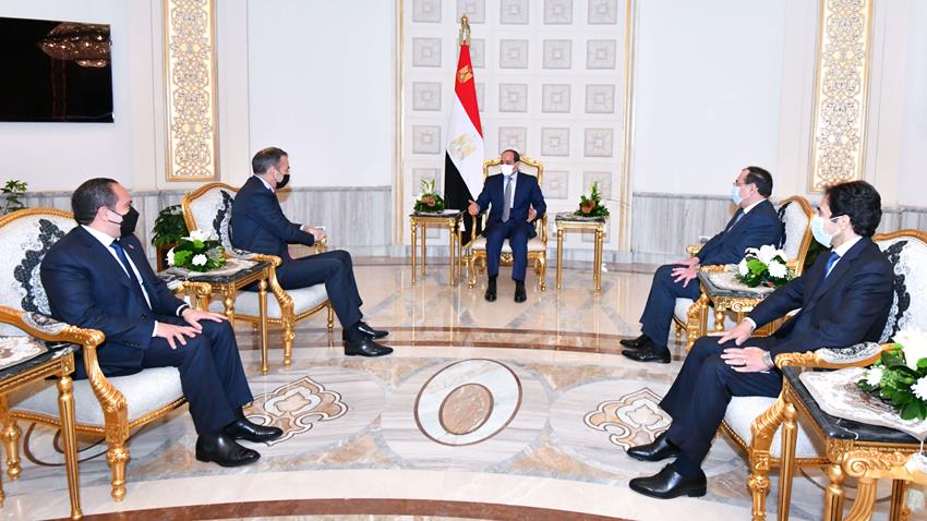 الرئيس عبد الفتاح السيسي يستقبل الرئيس التنفيذي لشركة بريتيش بيتروليوم "بي بي" 14-02-2022