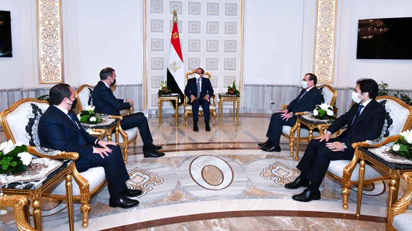 الرئيس عبد الفتاح السيسي يستقبل الرئيس التنفيذي لشركة بريتيش بيتروليوم "بي بي" 14-02-2022