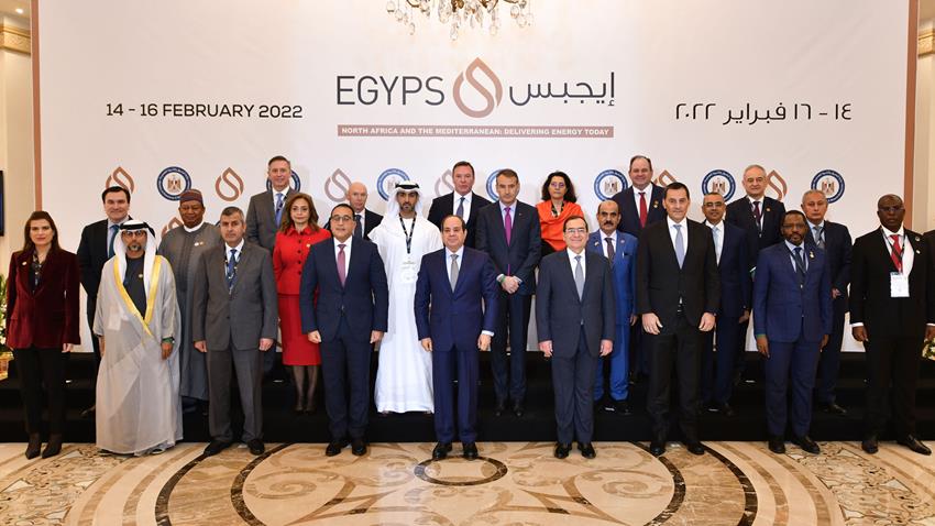 الرئيس عبد الفتاح السيسي يفتتح مؤتمر ومعرض مصر الدولي للبترول إيجبس ٢٠٢٢