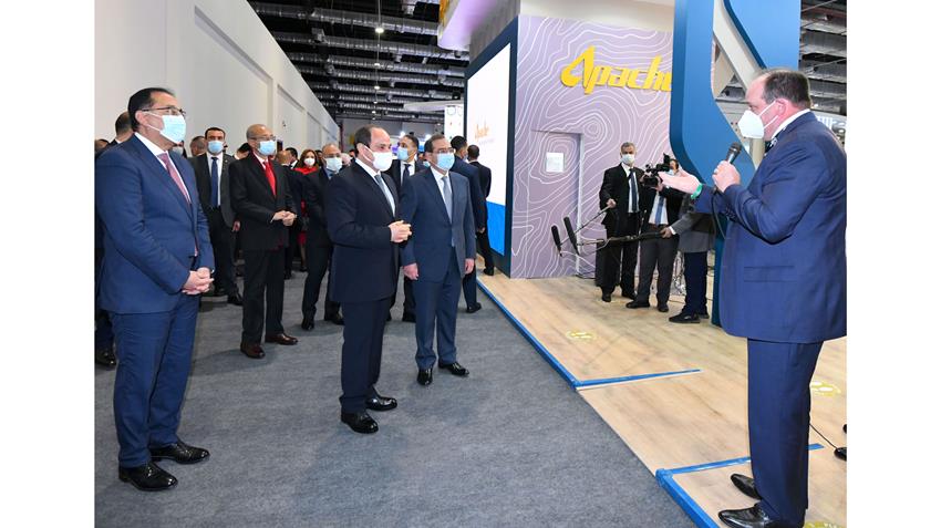 الرئيس عبد الفتاح السيسي يفتتح مؤتمر ومعرض مصر الدولي للبترول إيجبس ٢٠٢٢ 14-2-2022