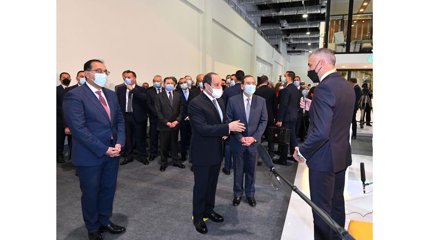 الرئيس عبد الفتاح السيسي يفتتح مؤتمر ومعرض مصر الدولي للبترول إيجبس ٢٠٢٢ 14-2-2022