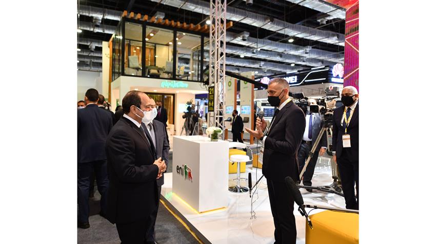 الرئيس عبد الفتاح السيسي يفتتح مؤتمر ومعرض مصر الدولي للبترول إيجبس ٢٠٢٢ 14-2-2022