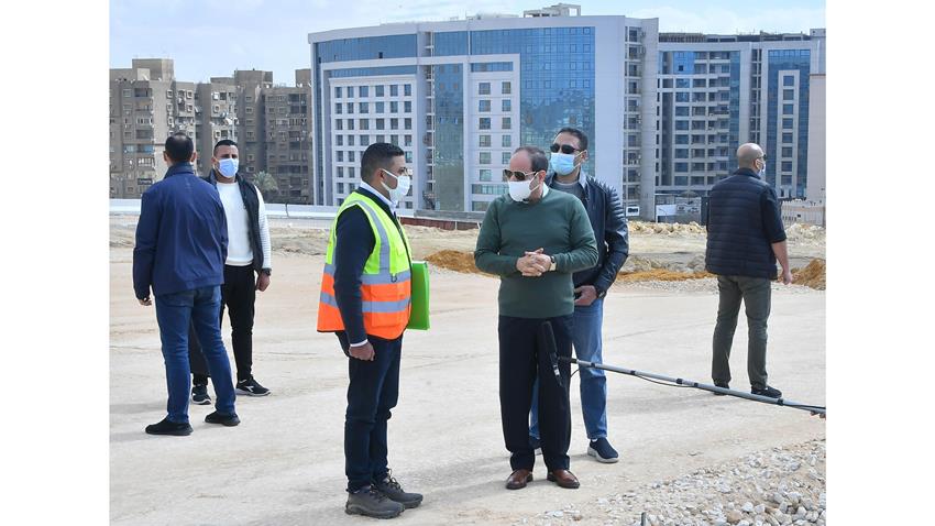 الرئيس عبد الفتاح السيسي يتفقد عدد من مشروعات تطوير القاهرة الكبرى 25-2-2022