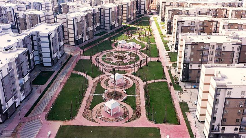 سكن مصر بمنطقة الداون تاون بمدينة حدائق أكتوبر 02/03/2022